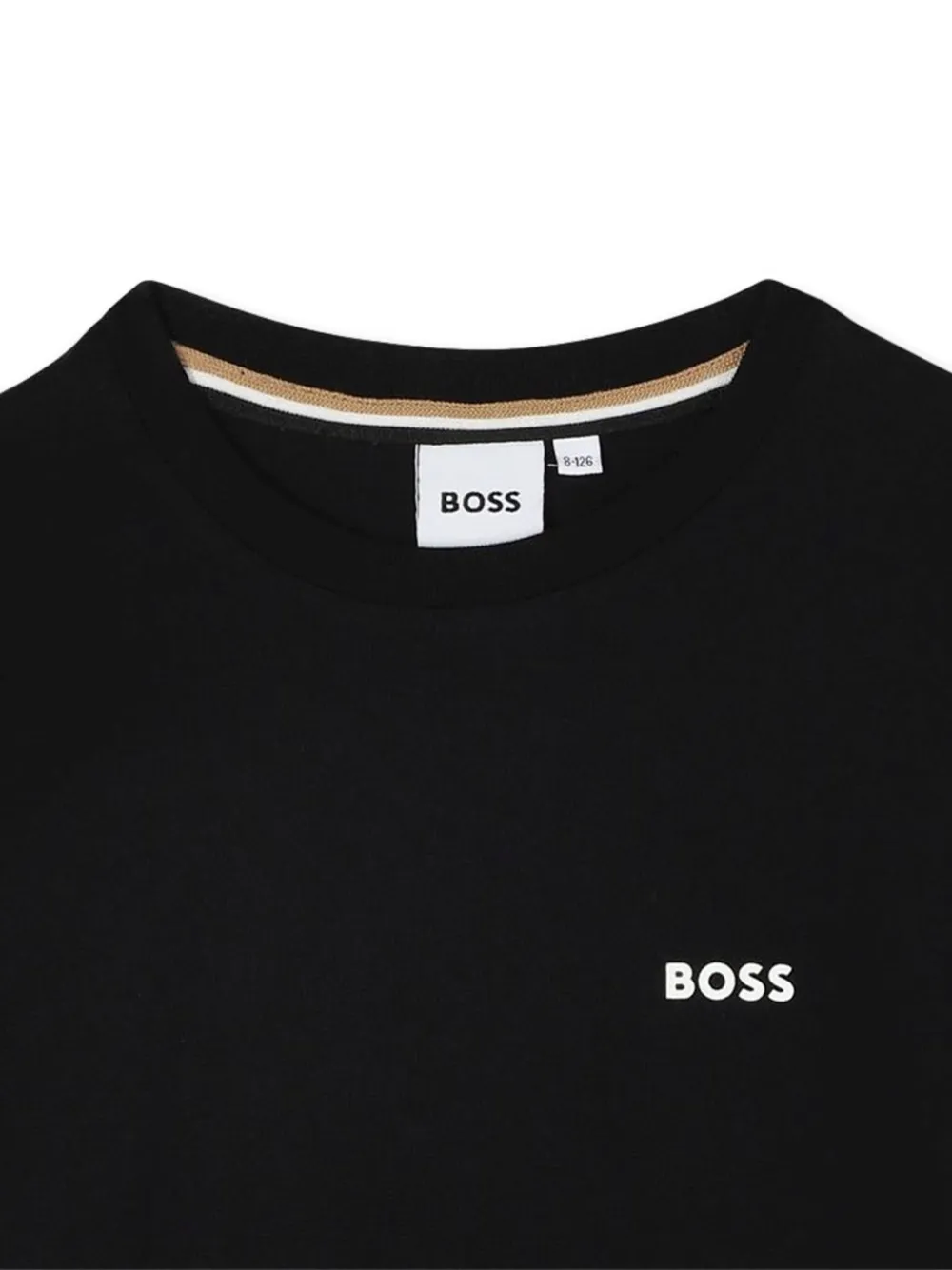 BOSS Kidswear T-shirt met lange mouwen Zwart