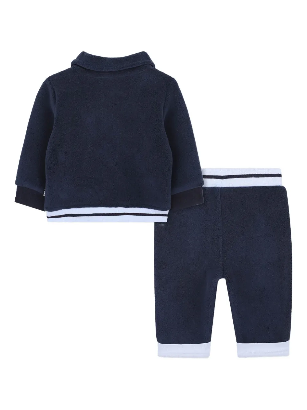 BOSS Kidswear Trainingspak met fleece voering Blauw