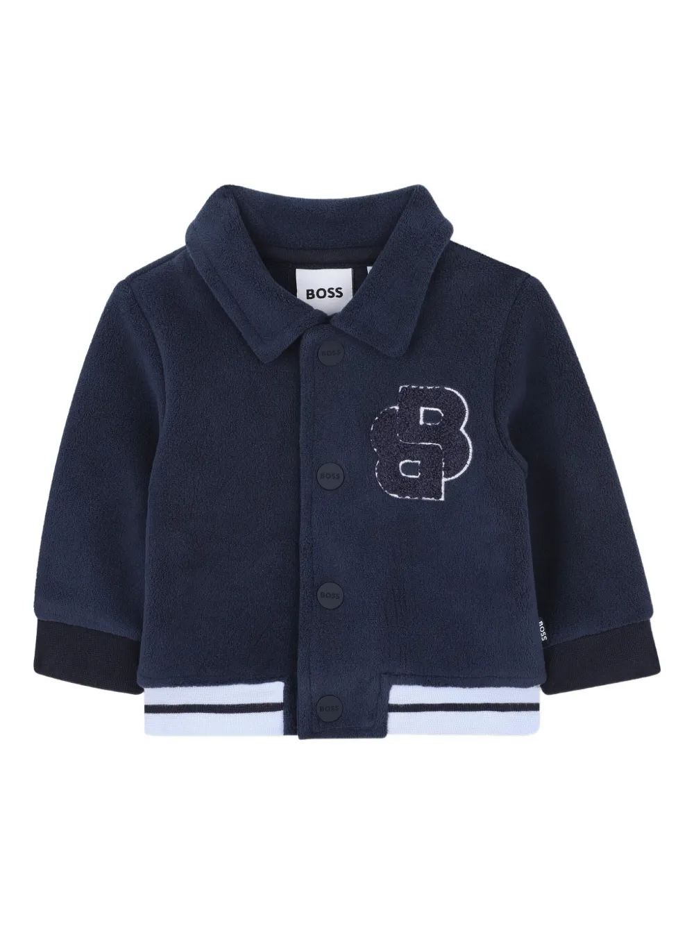 BOSS Kidswear Trainingspak met fleece voering Blauw