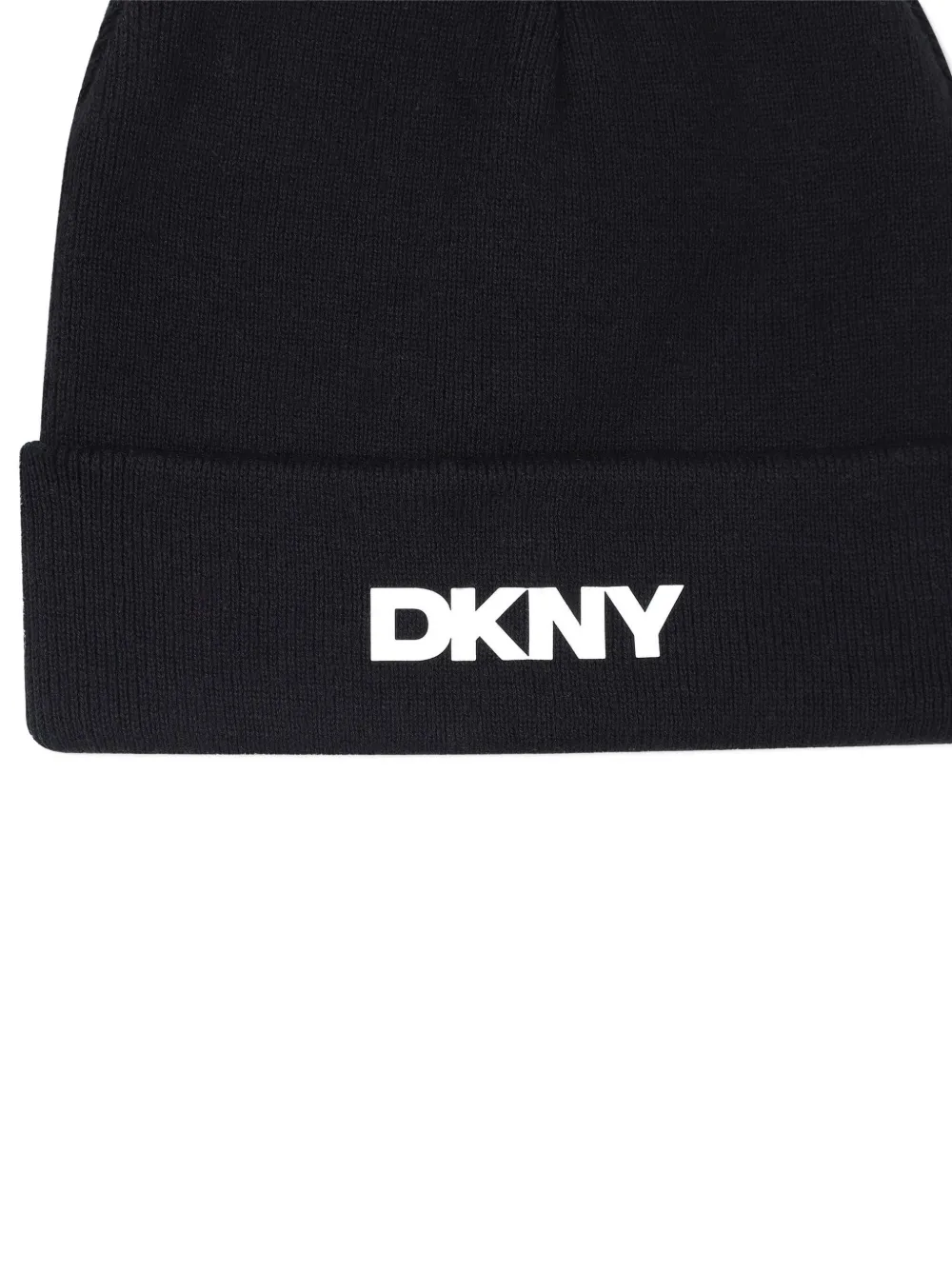 Dkny Kids Muts met logoplakkaat Zwart