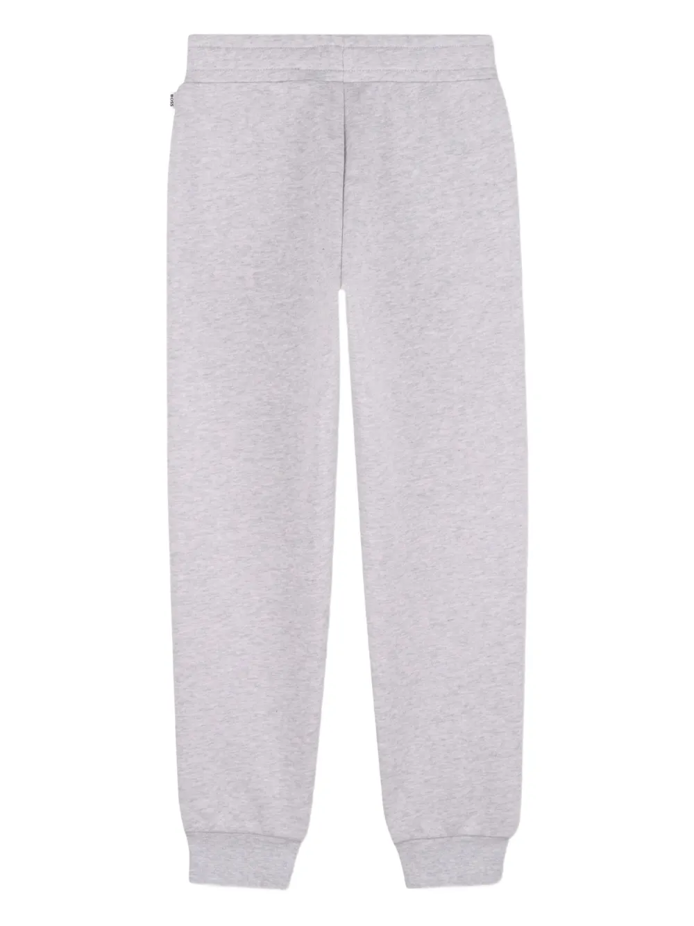BOSS Kidswear Trainingsbroek met elastische tailleband en logo Grijs