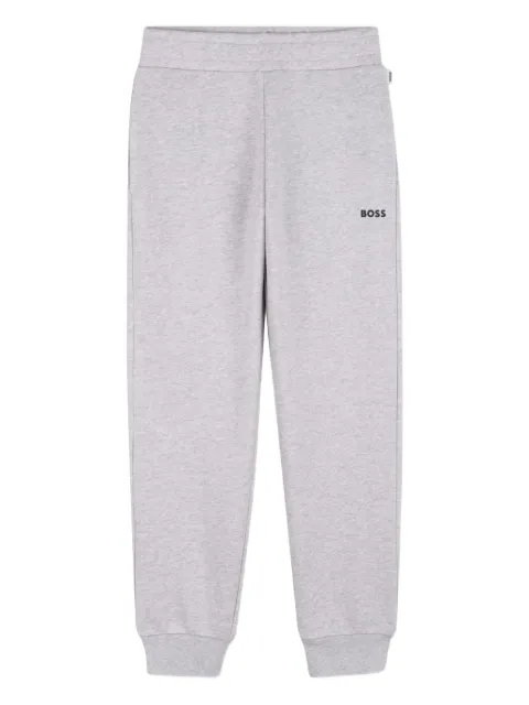 BOSS Kidswear elasticated-waistband logo track pants