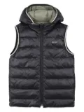 BOSS Kidswear hooded puffer vest - Black