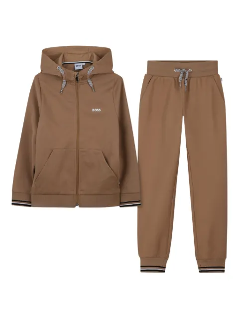 BOSS Kidswear بدلة رياضية بسحاب وهودي