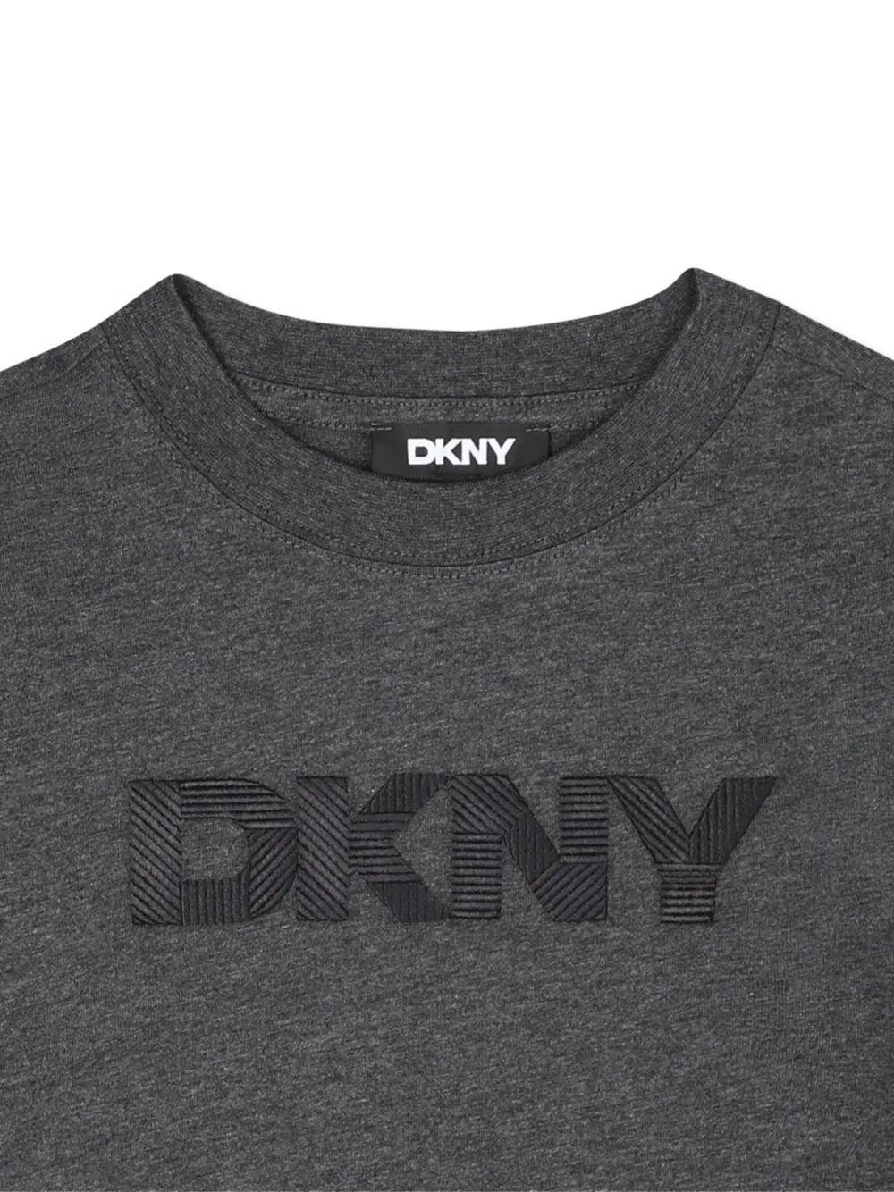 Dkny Kids T-shirt met logoprint Grijs