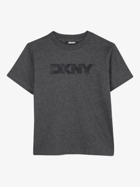 Dkny Kids playera con logo estampado