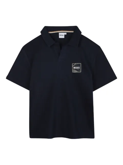 BOSS Kidswear Poloshirt mit Logo-Stickerei