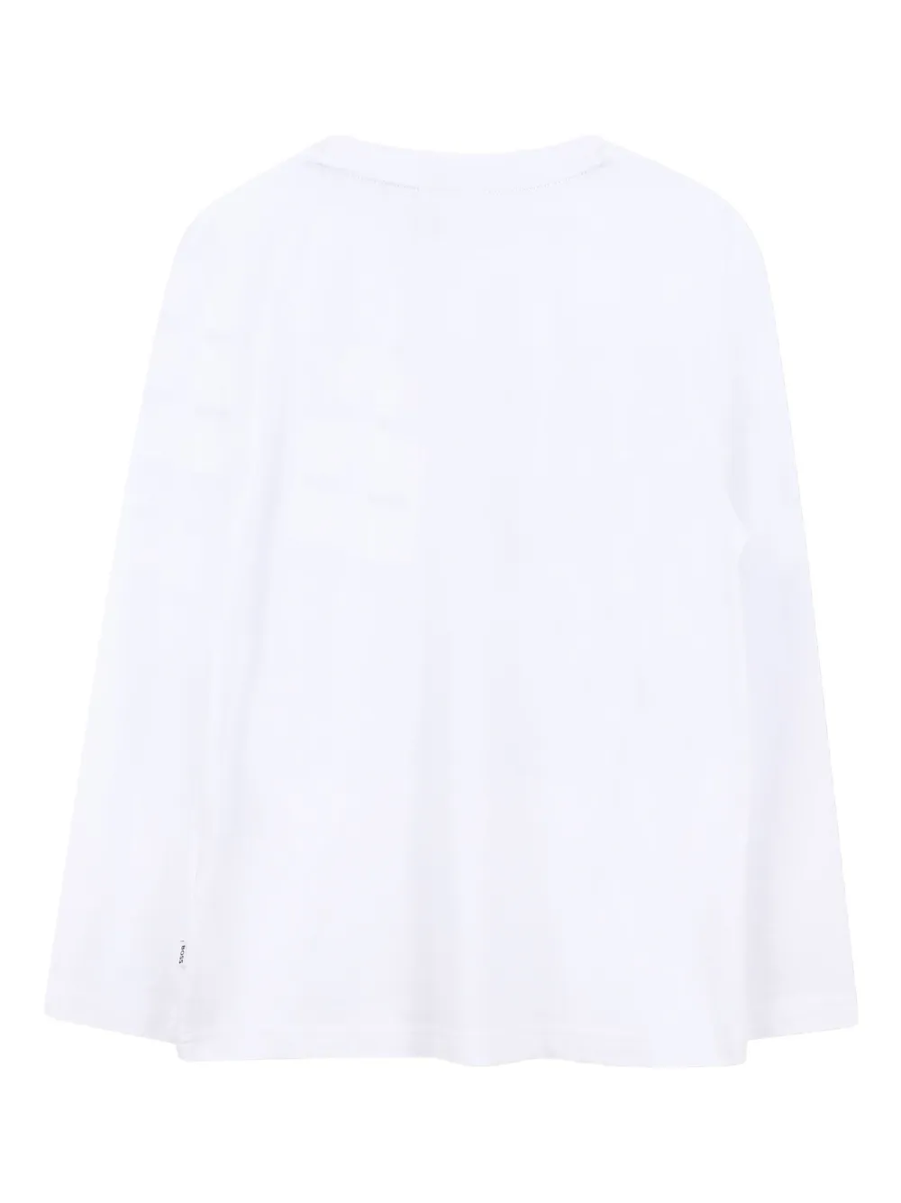 BOSS Kidswear T-shirt met lange mouwen Wit