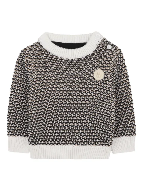 BOSS Kidswear سويتر منسوج بملمس مميز