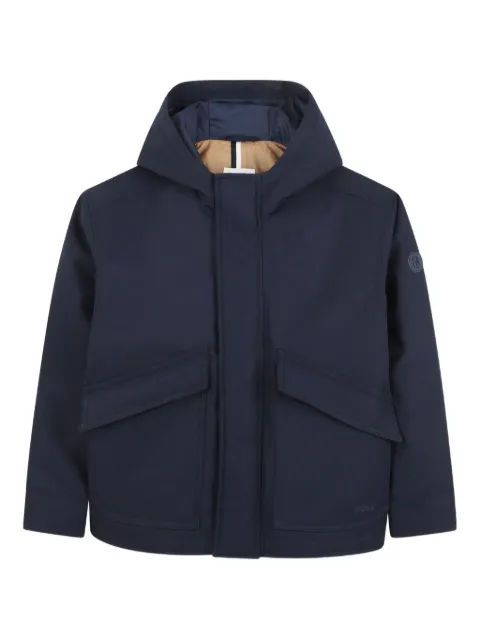 BOSS Kidswear hooded utility jacket