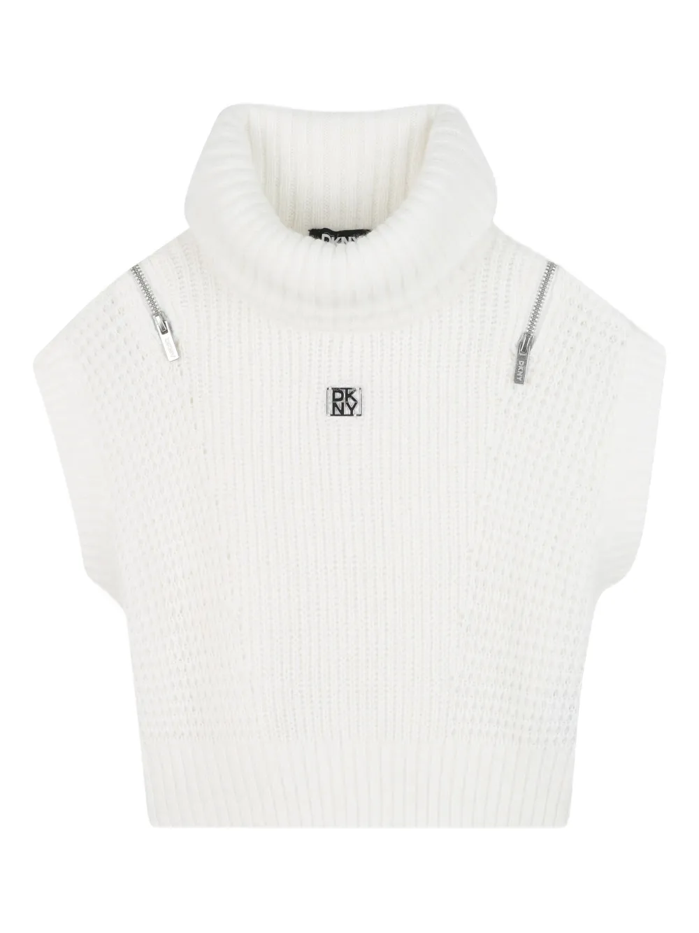 Dkny Kids Coltrui met ritsdetail Wit