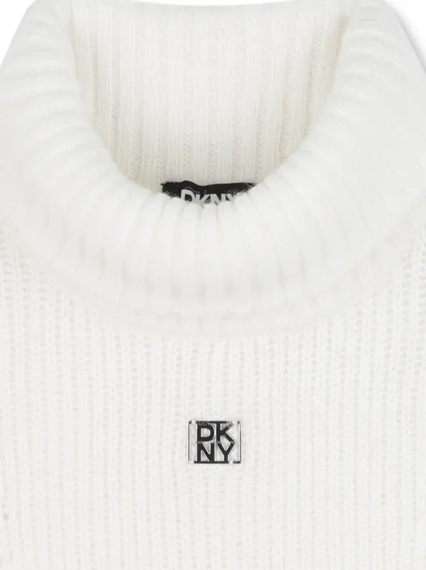 Dkny Kids ジップディテール タートルネックセーター | ホワイト