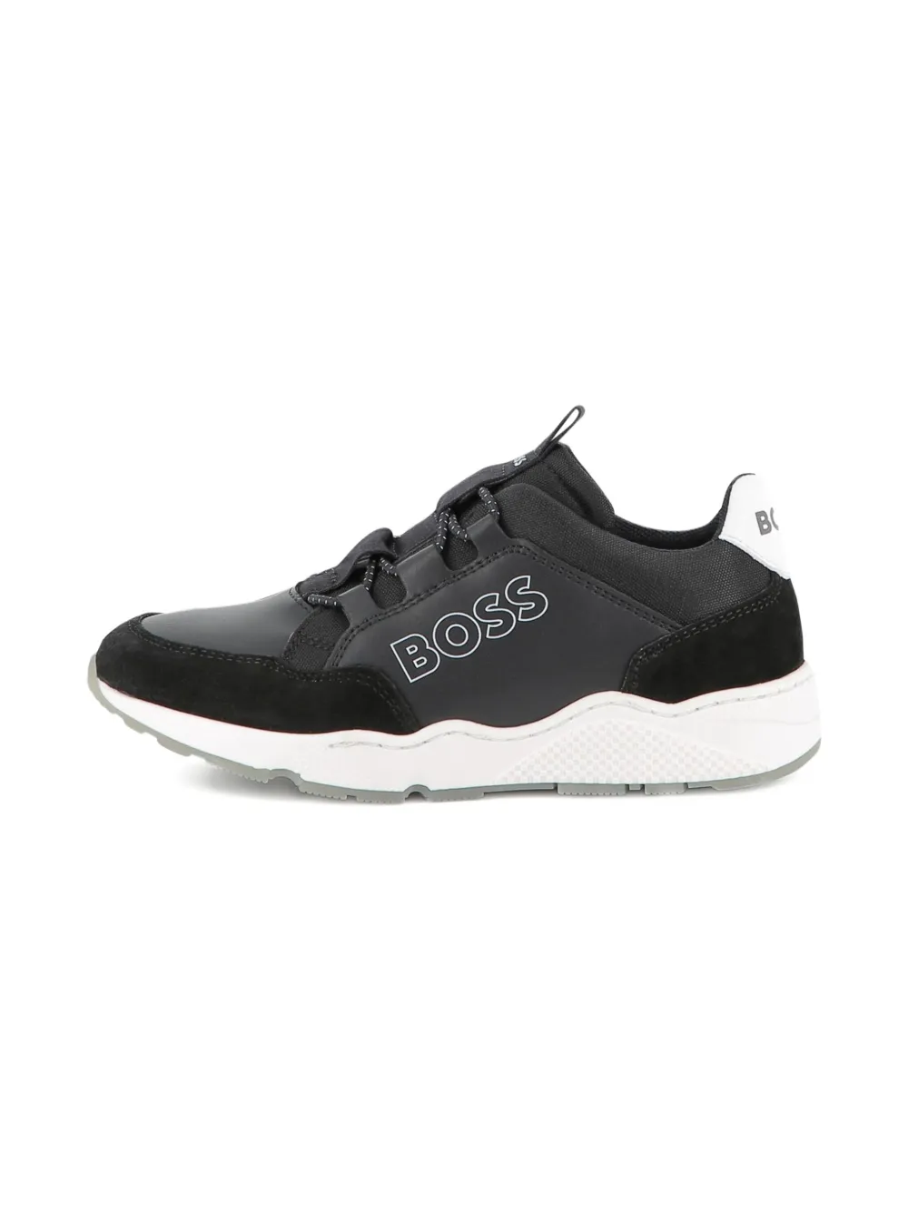 BOSS Kidswear logo-embellished panelled sneakers Black