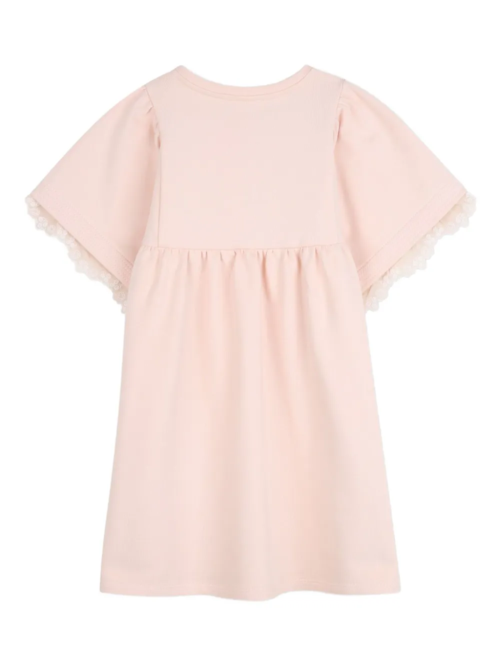 Chloé Kids Jurk van biologisch katoen Roze