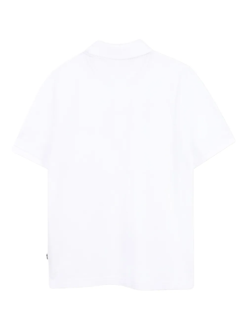 BOSS Kidswear Poloshirt met geborduurd logo Wit