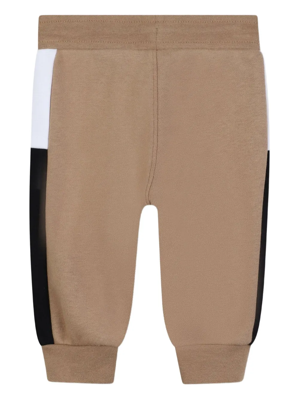 BOSS Kidswear Trainingsbroek met vlakken Bruin