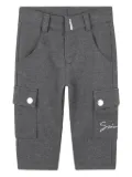 Givenchy Kids logo-embroidered cargo pants - Grey