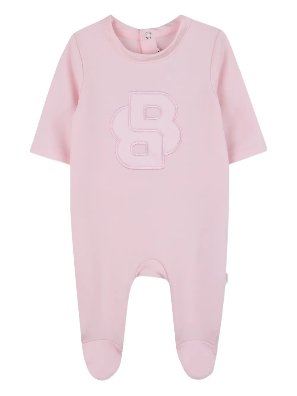 BOSS Kidswear Romper van katoenblend Roze