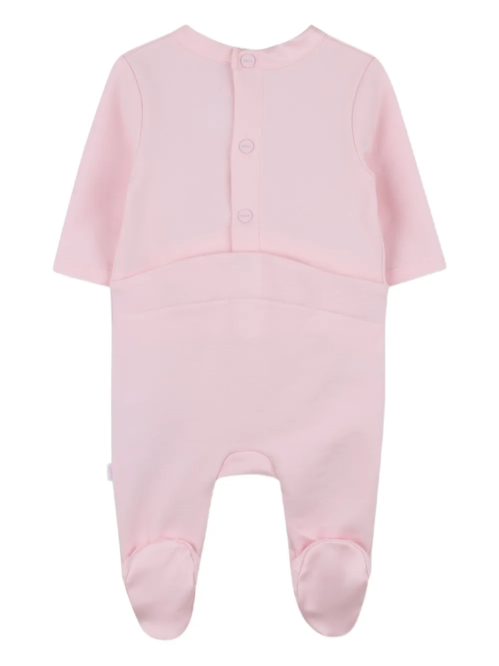 BOSS Kidswear Romper van katoenblend Roze