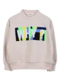 Billieblush crew-neck sweatshirt - Neutrals