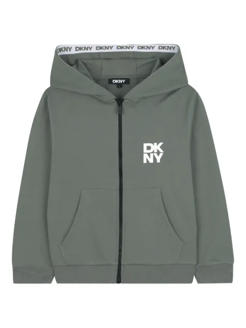 Dkny Kids zip-up hoodie