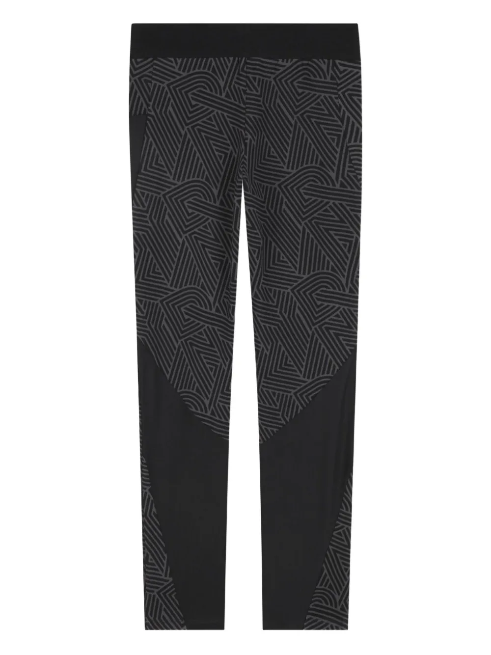 Dkny Kids' Logo-pattern Leggings In Black