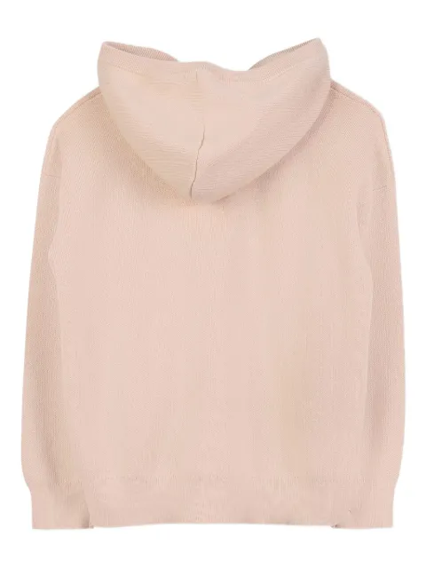 Chloé Kids zip-up hooded sweatshirt