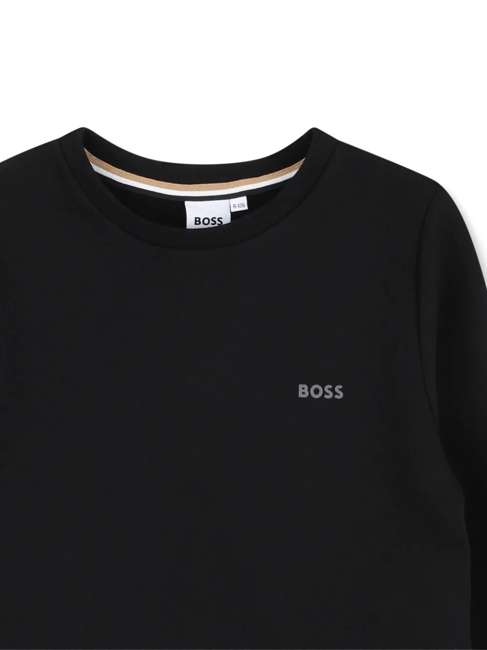 BOSS Kidswear T-shirt met logoprint Zwart