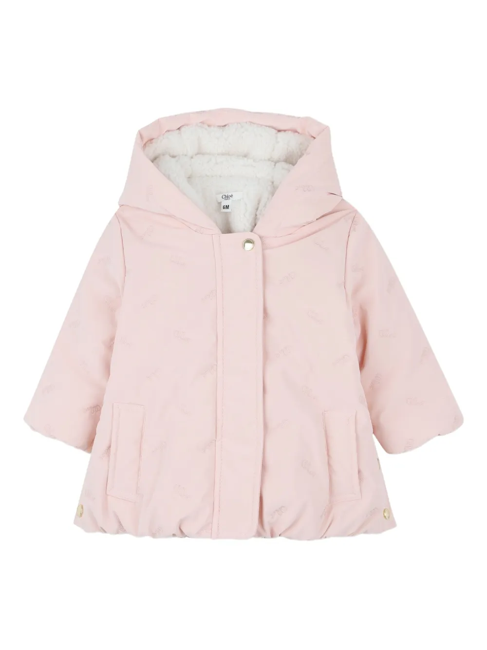 Chloé Kids Gewatteerd jack Roze