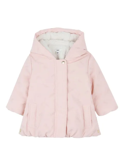 Chloé Kids hooded padded jacket