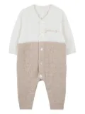 Givenchy Kids knitted lace-patterned romper - Neutrals