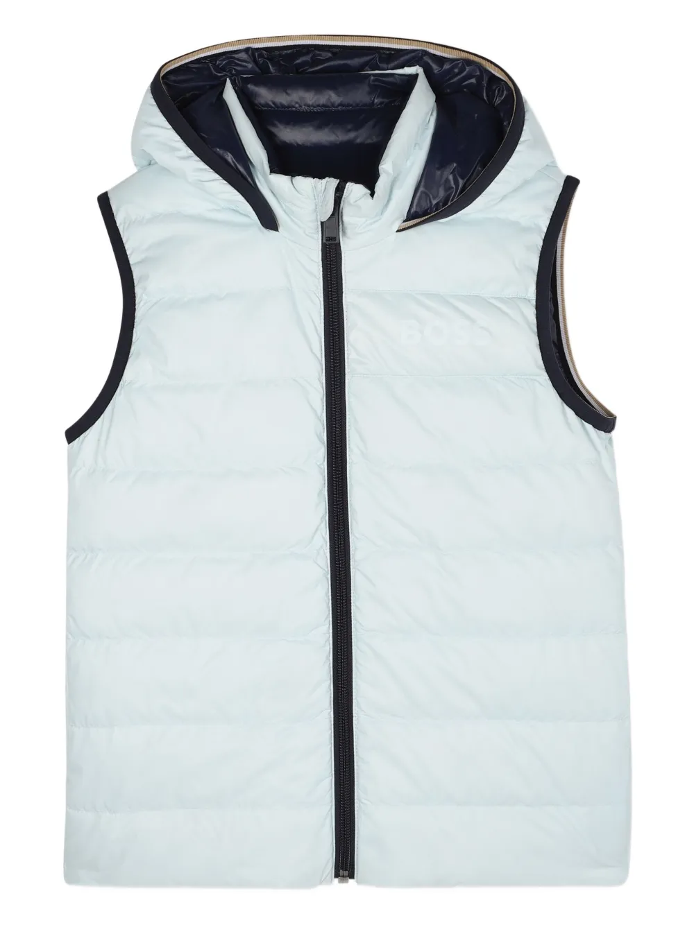 BOSS Kidswear Omkeerbare bodywarmer Blauw