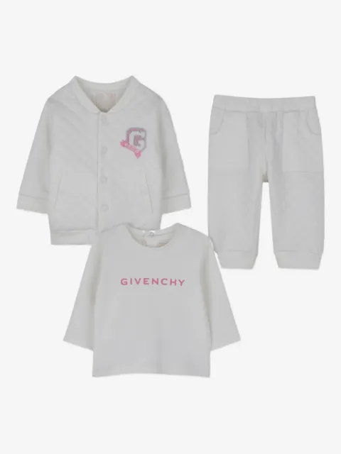 Givenchy Kids traje deportivo de tres piezas con detalle del logo