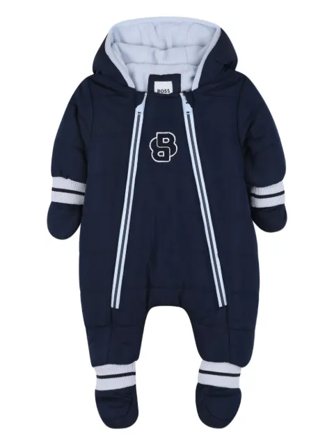 BOSS Kidswear padded hooded jumpsuit