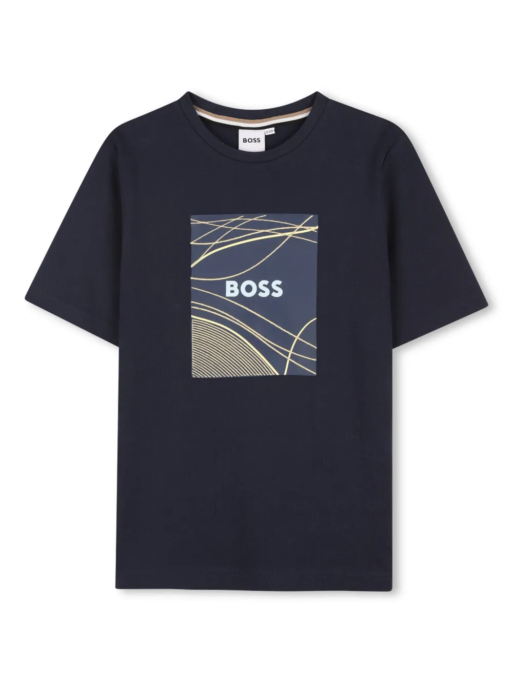 BOSS Kidswear graphic-print T-shirt - Blu