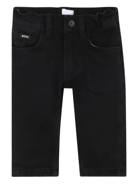BOSS Kidswear logo-tag jeans