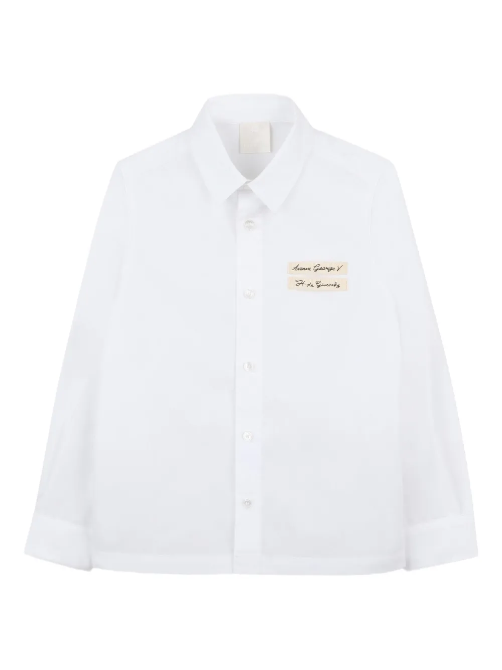 Givenchy Kids Button-up shirt Wit