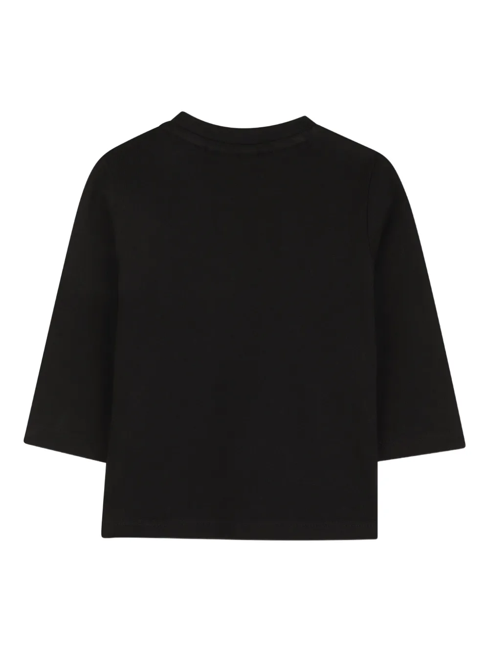 BOSS Kidswear long-sleeve logo T-shirt Zwart