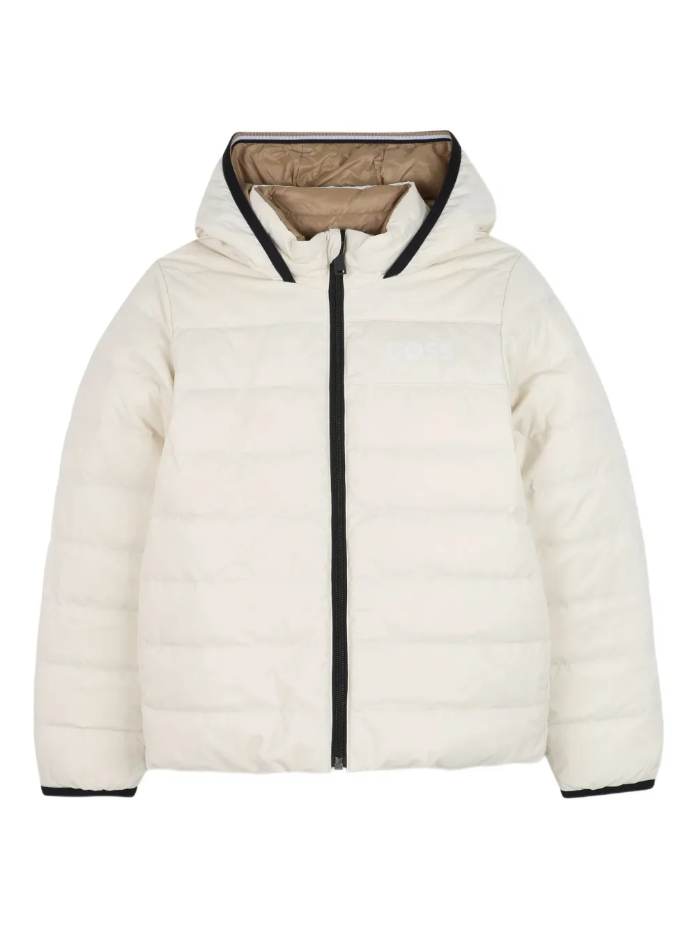 BOSS Kidswear Omkeerbaar jack Beige
