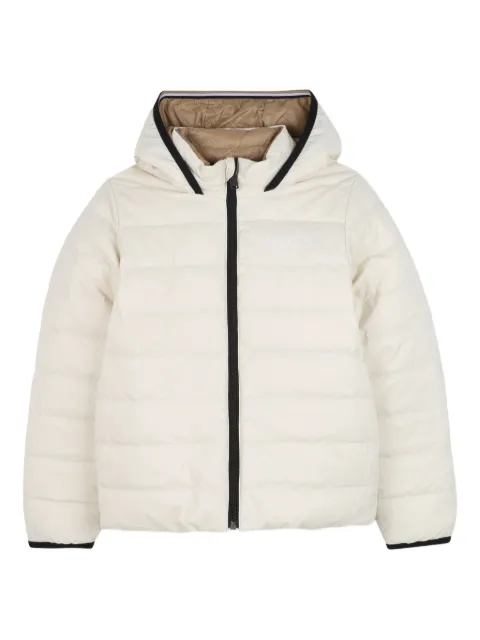 BOSS Kidswear reversible padded hooded jacket