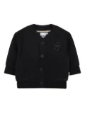 BOSS Kidswear front-button cardigan - Black