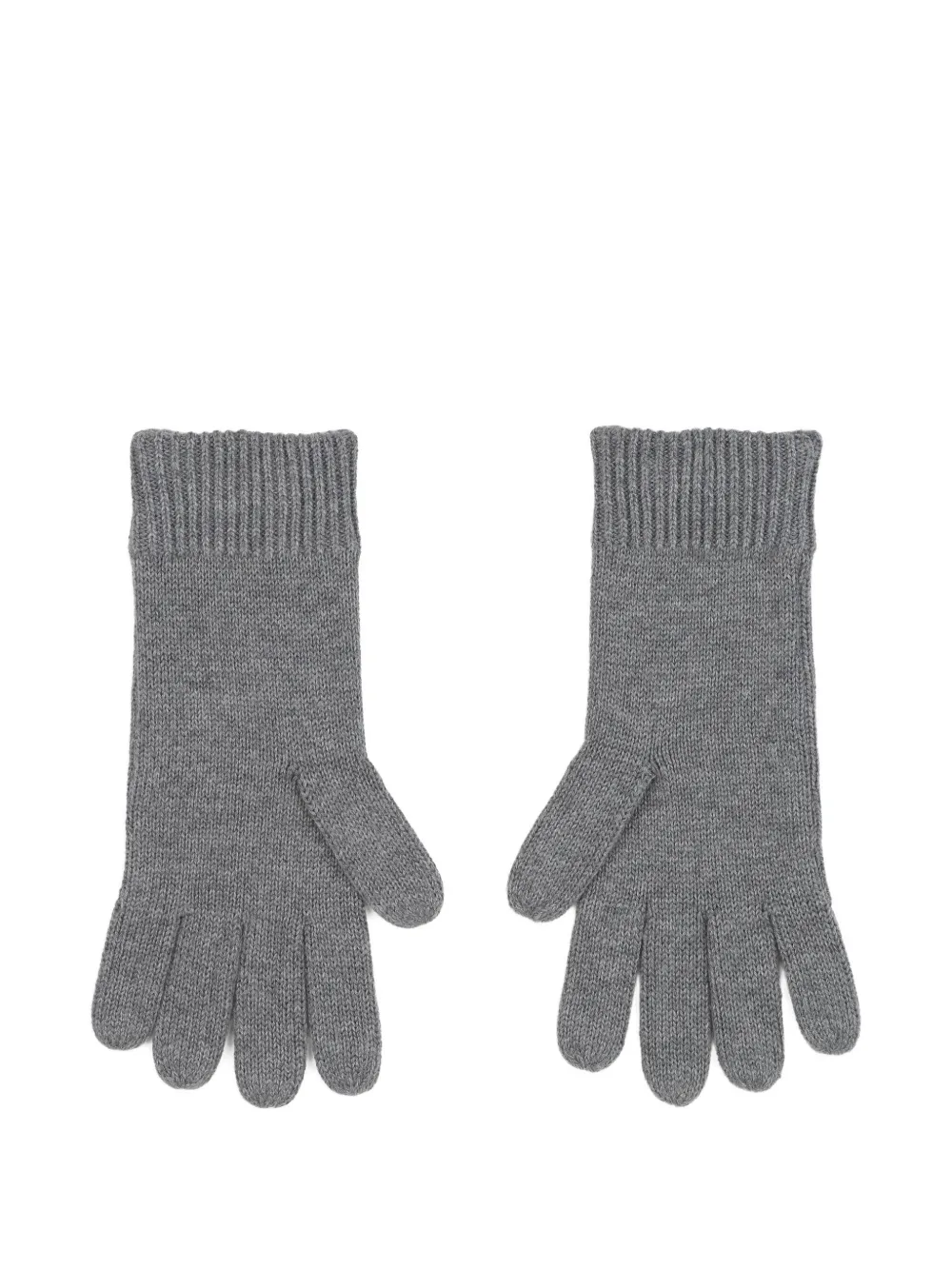 Chloé Kids Handschoenen met geborduurd logo Grijs