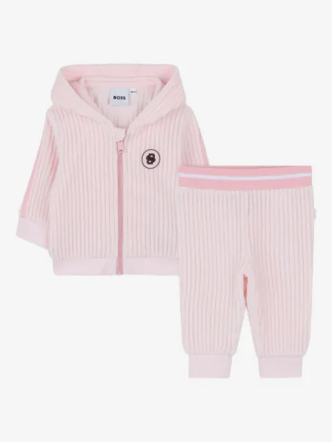 BOSS Kidswear traje deportivo de canalé con capucha (set de 2)