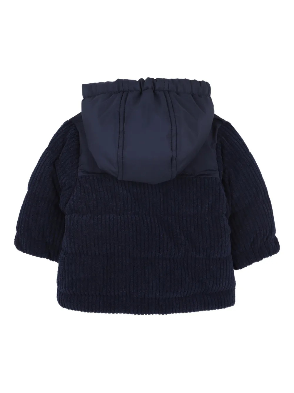 BOSS Kidswear Gewatteerd jack met koord-effect Blauw