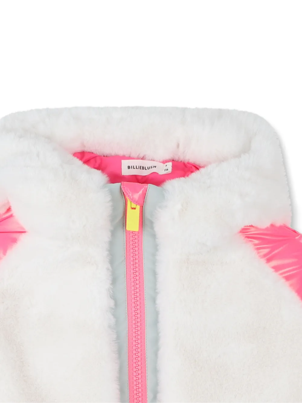 Billieblush Faux-fur Jacket In White