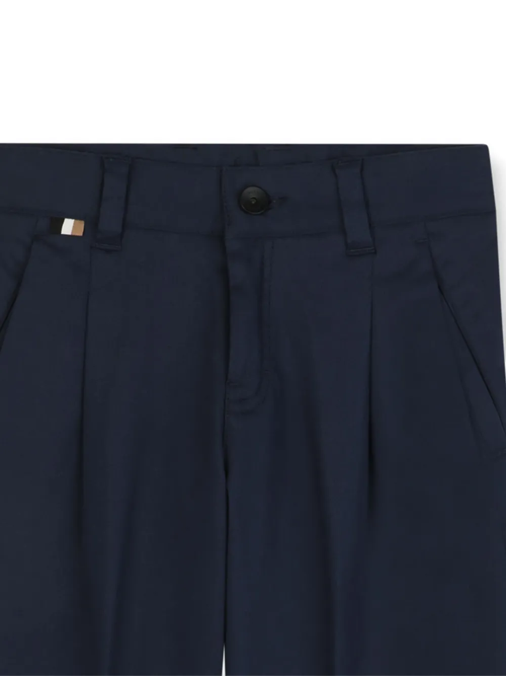 BOSS Kidswear Plooibroek Blauw