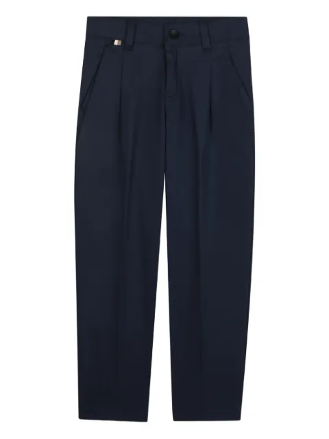 BOSS Kidswear pleated trousers