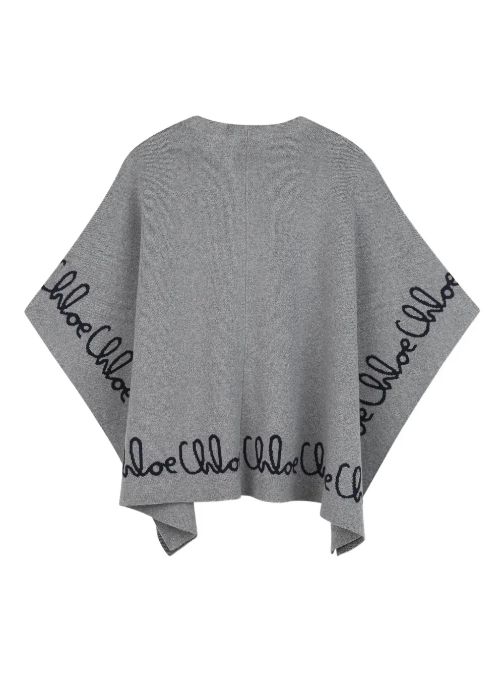 Chloé Kids Pet met geborduurd logo Grijs
