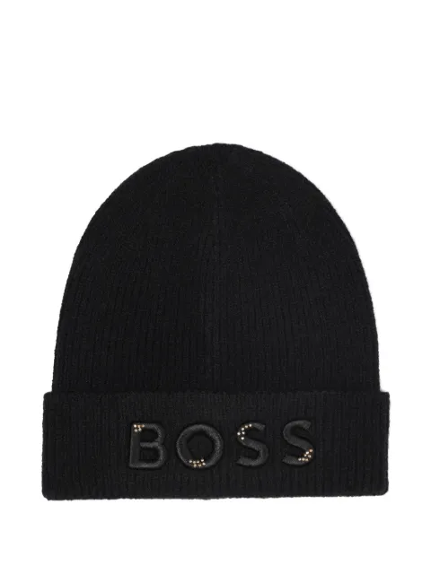 BOSS Kidswear طاقية بحياكة مضلعة