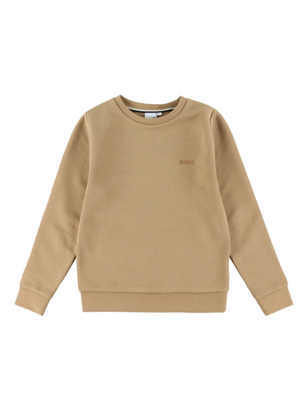 BOSS Kidswear logo-print cotton sweatshirt - Toni neutri